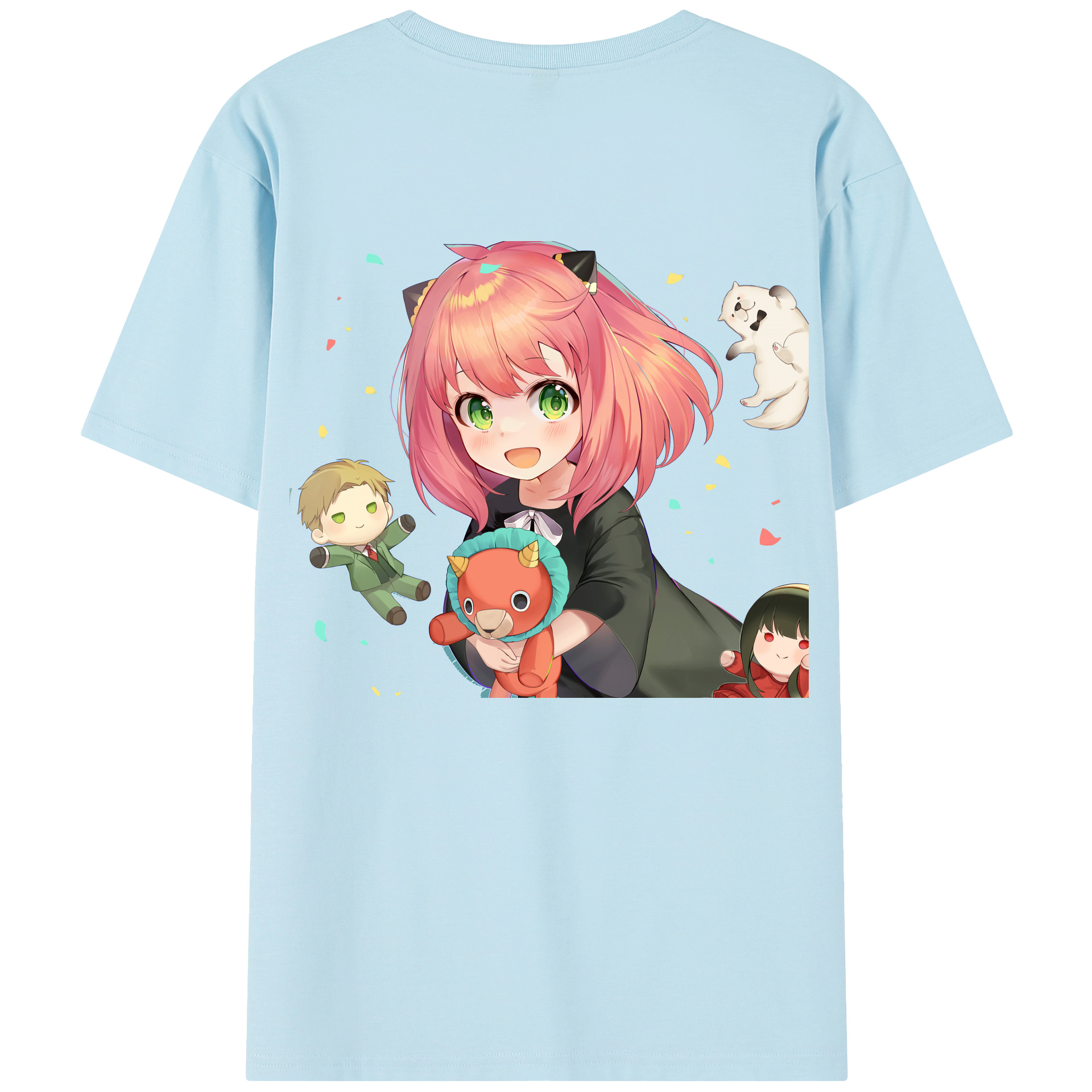 （画像用） SPY×FAMILY间谍家家酒 綿100％半袖Tシャツ（背面プリント）